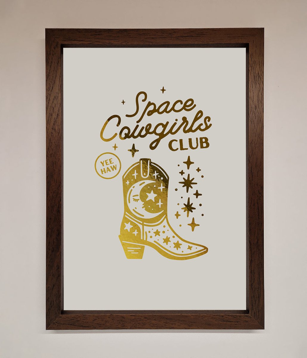 Cowgirl Boot Foil Print-0