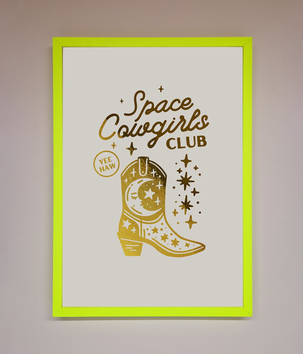 Cowgirl Boot Foil Print-12