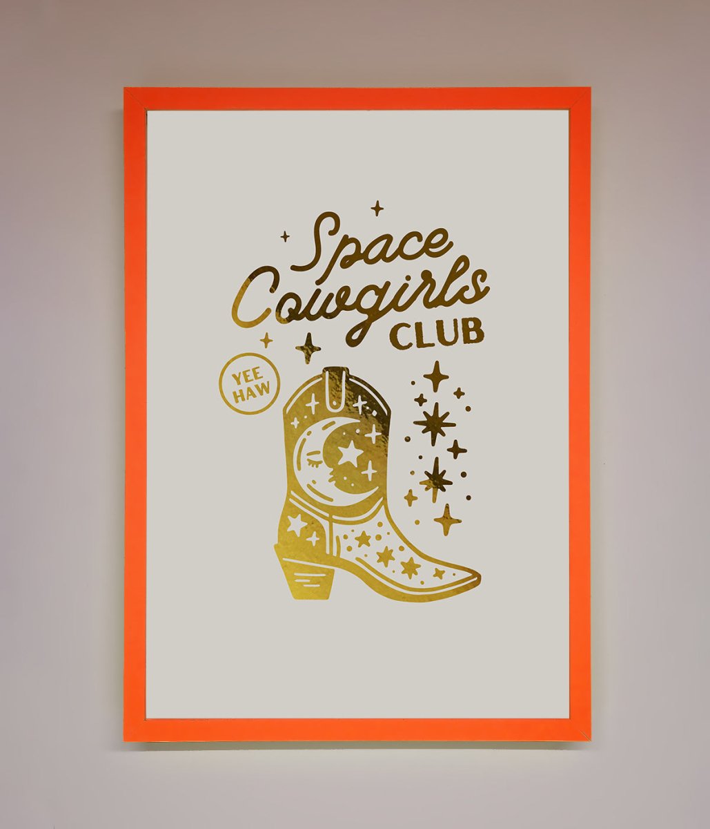 Cowgirl Boot Foil Print-10