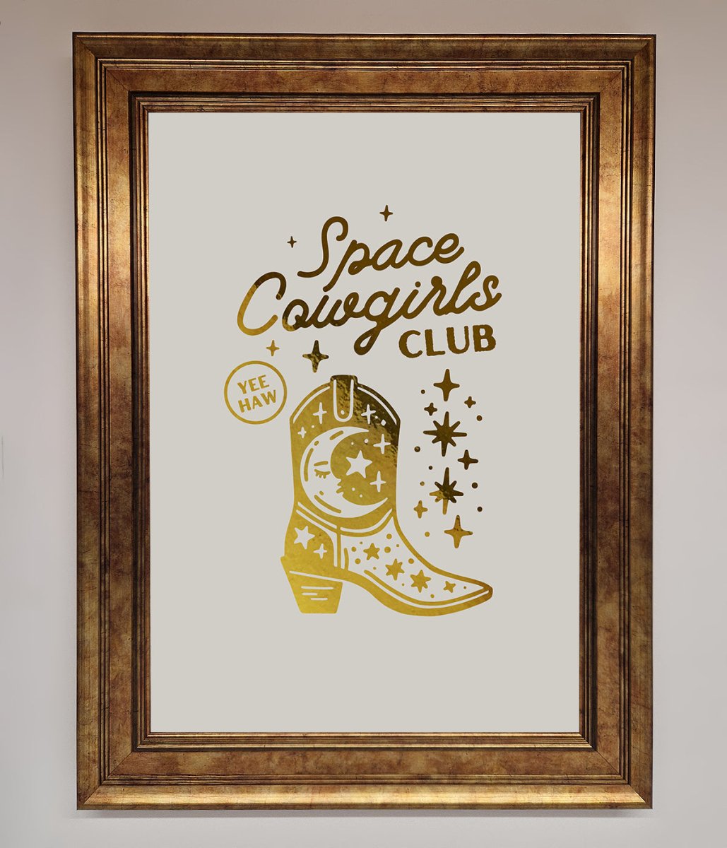 Cowgirl Boot Foil Print-3