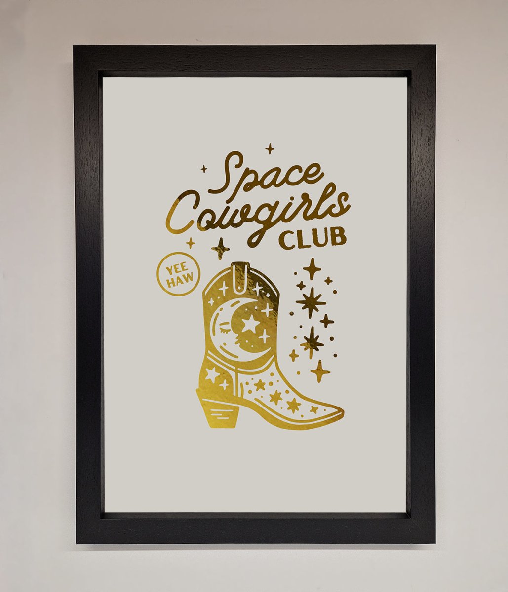 Cowgirl Boot Foil Print-6