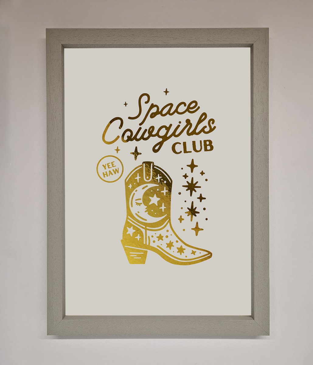 Cowgirl Boot Foil Print-8