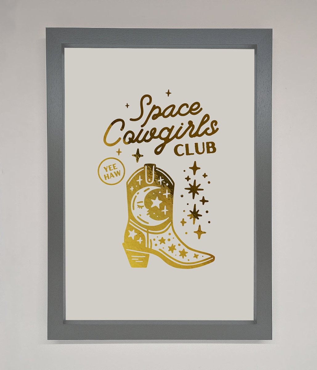 Cowgirl Boot Foil Print-9