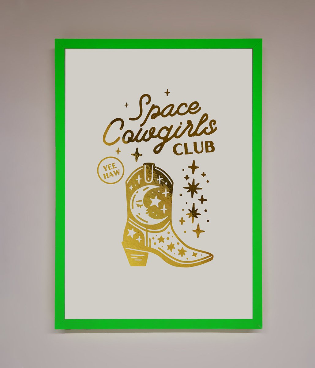 Cowgirl Boot Foil Print-11