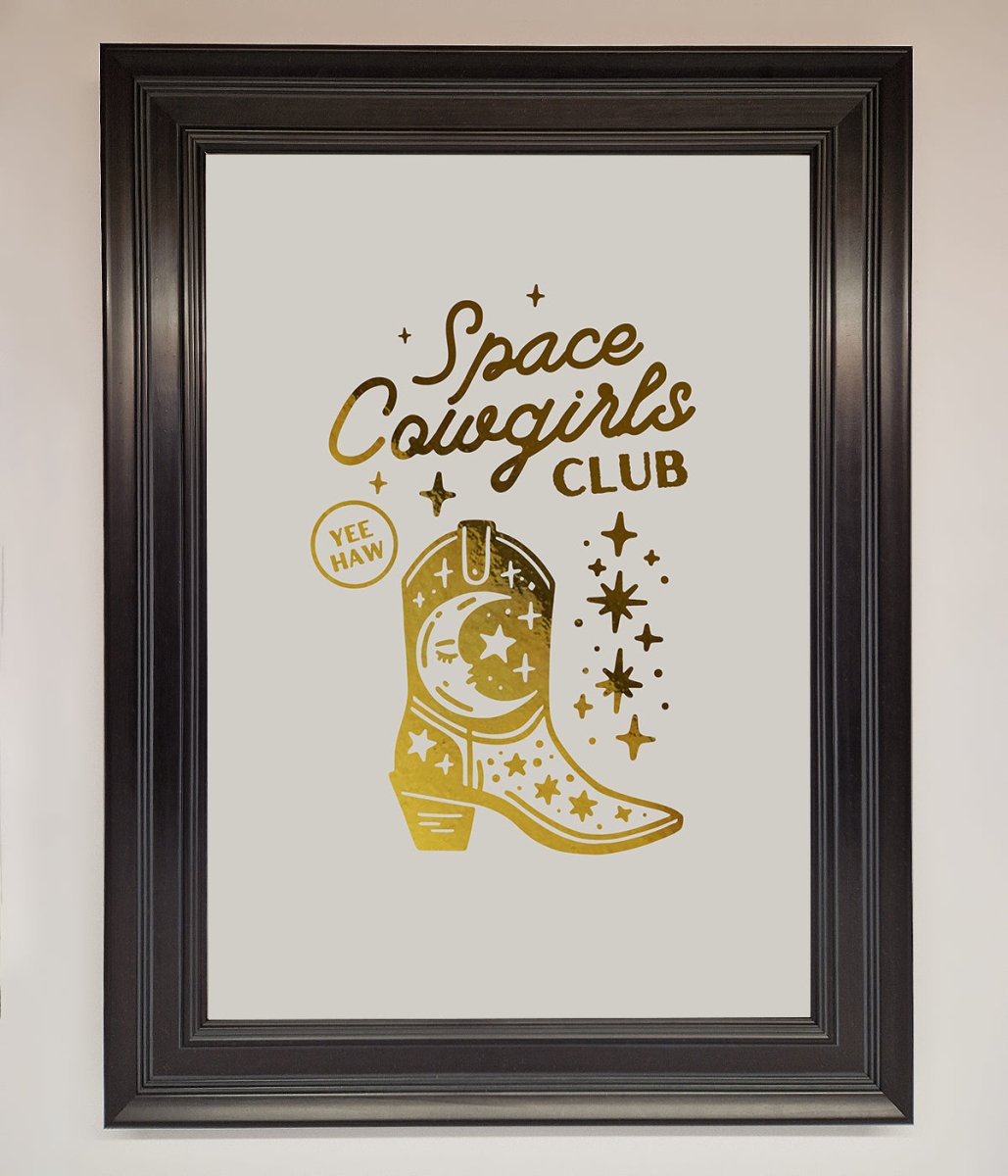 Cowgirl Boot Foil Print-2