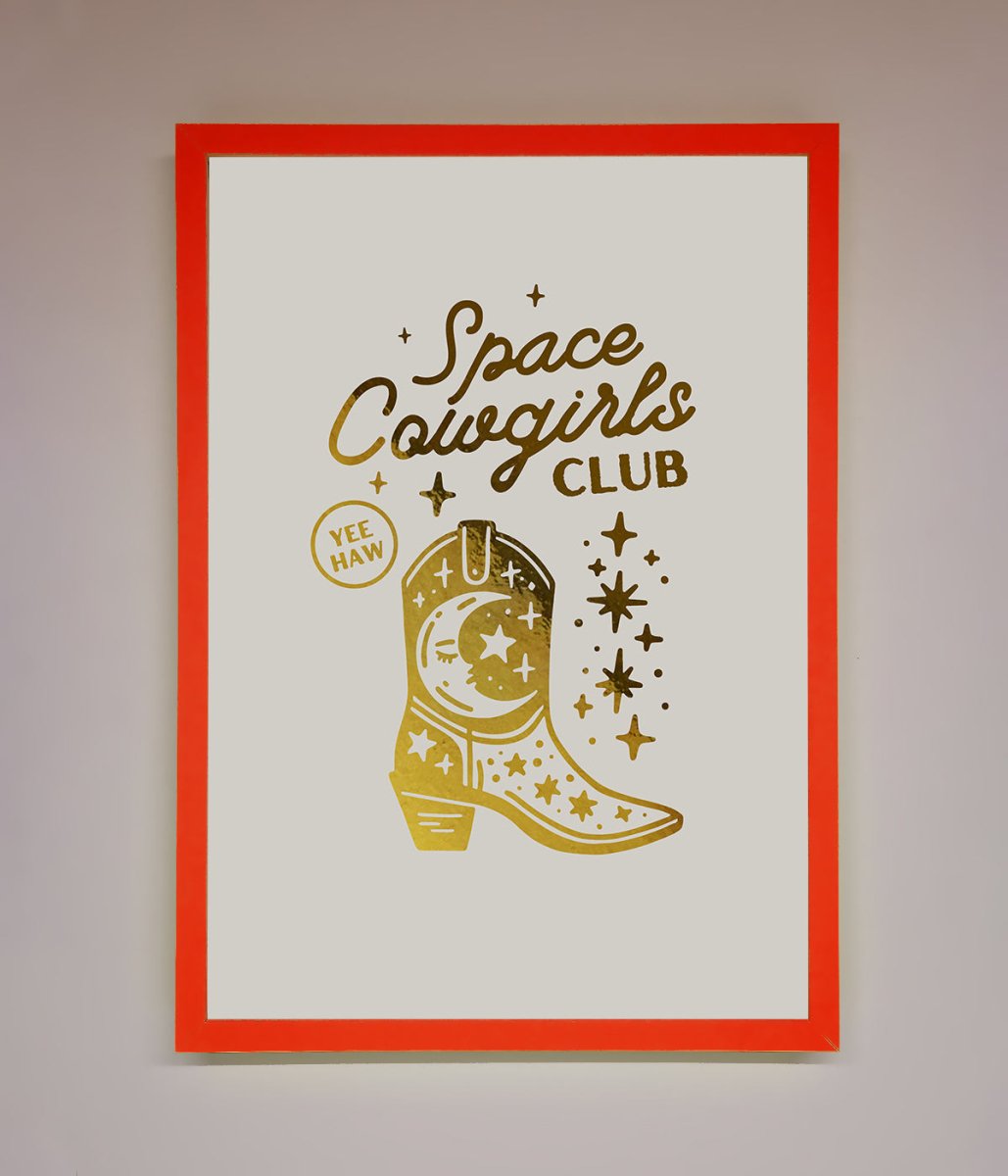 Cowgirl Boot Foil Print-14