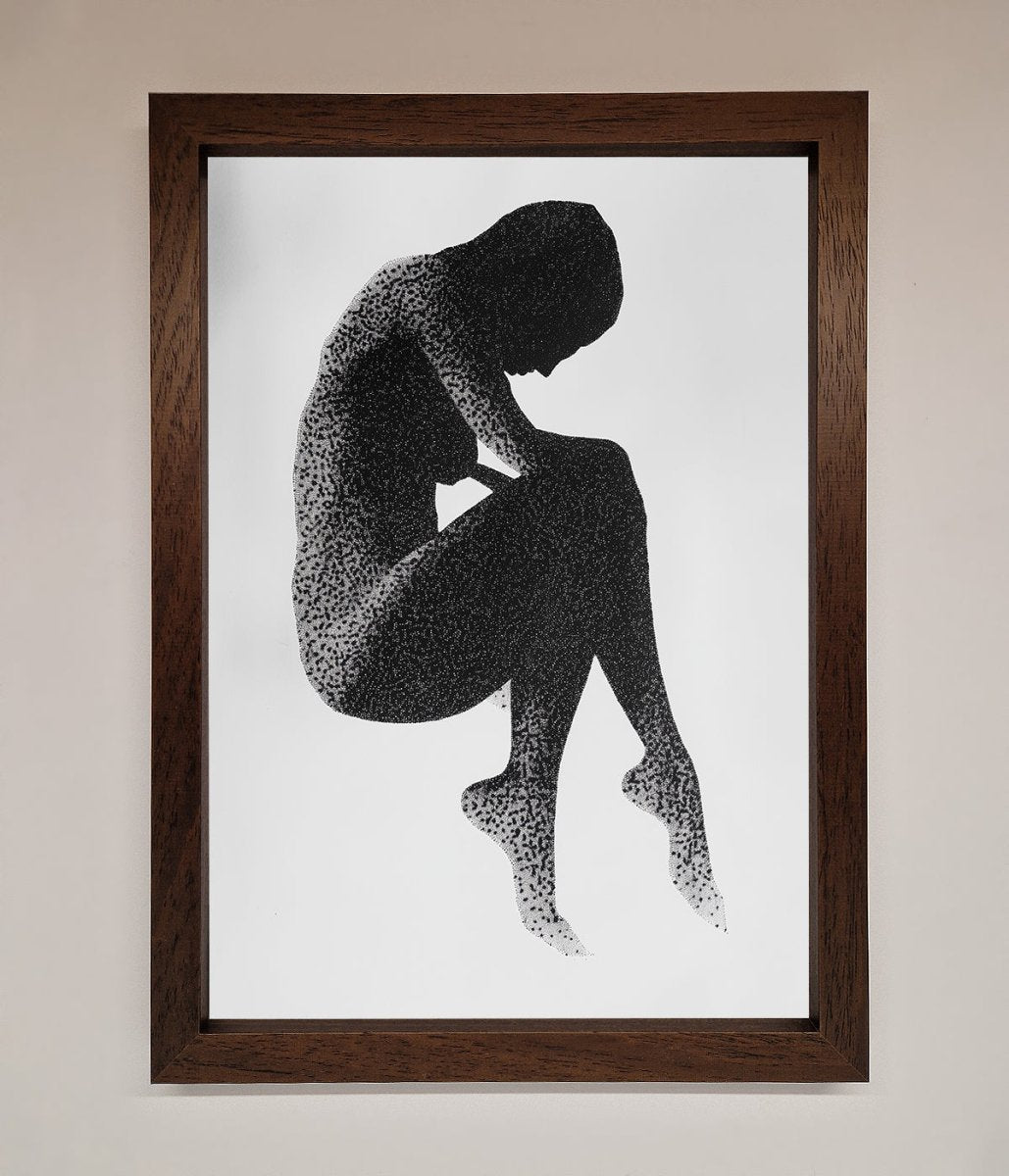 Dotted Figure Framed Poster-4