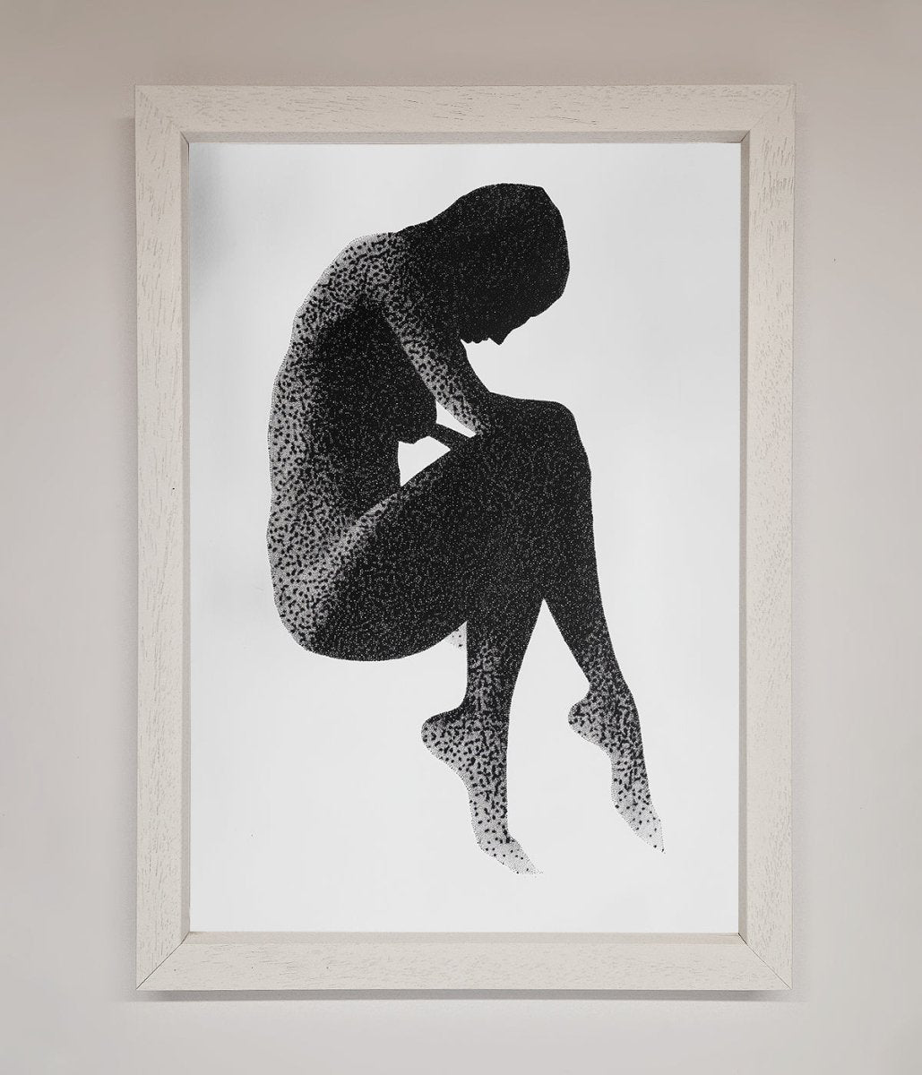 Dotted Figure Framed Poster-2