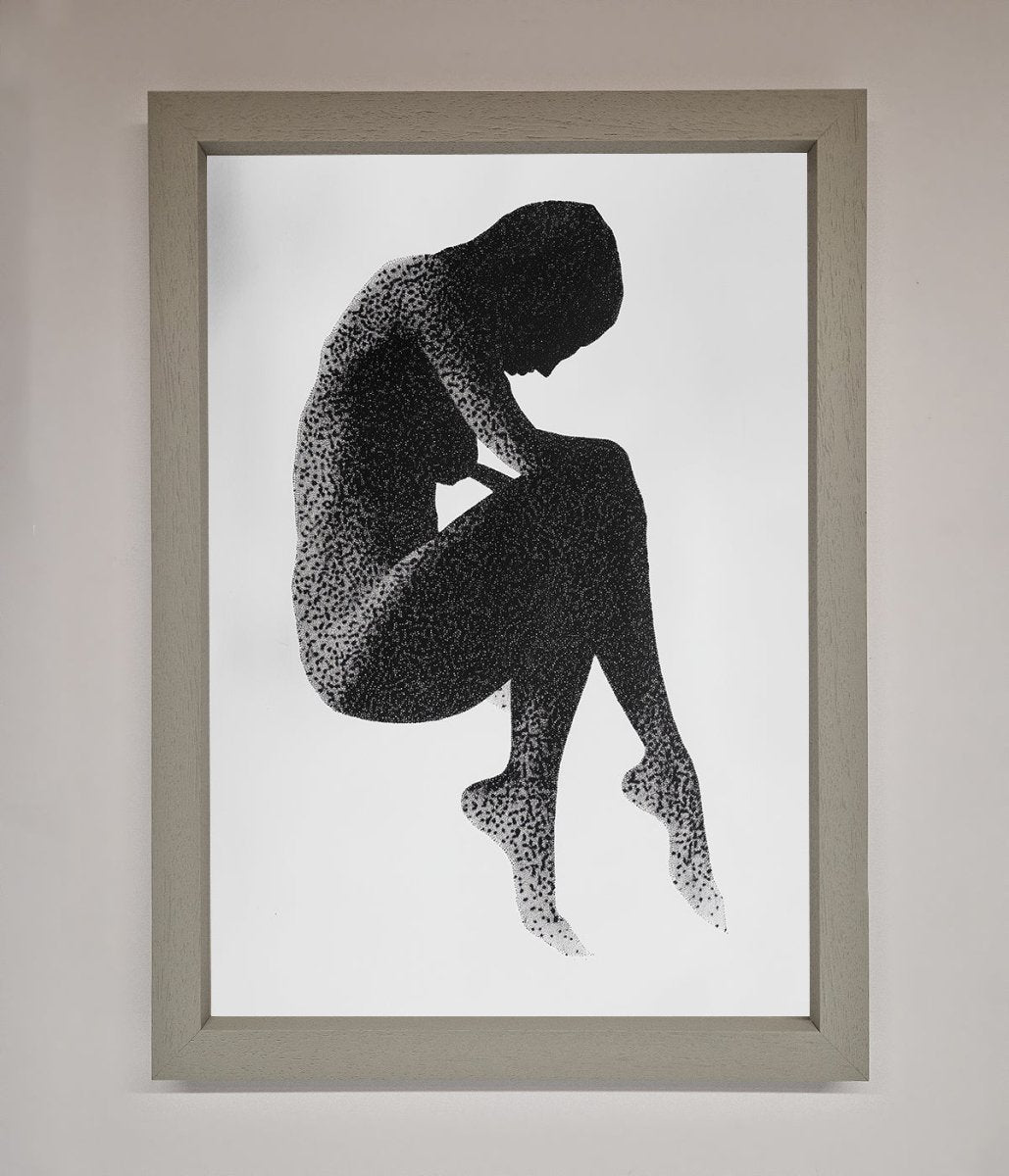 Dotted Figure Framed Poster-3