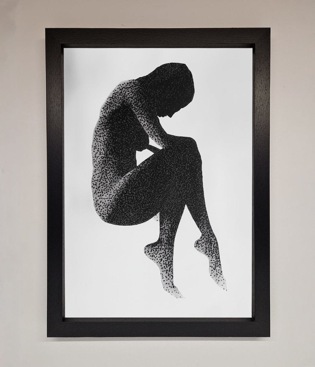 Dotted Figure Framed Poster-1