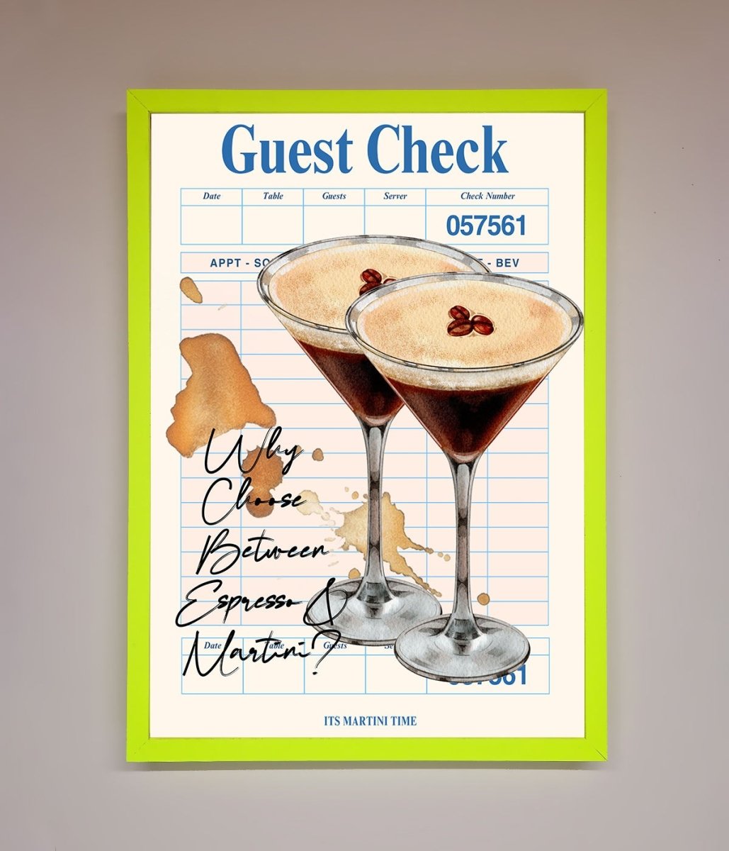 Espresso Martini Framed Wall Art-12