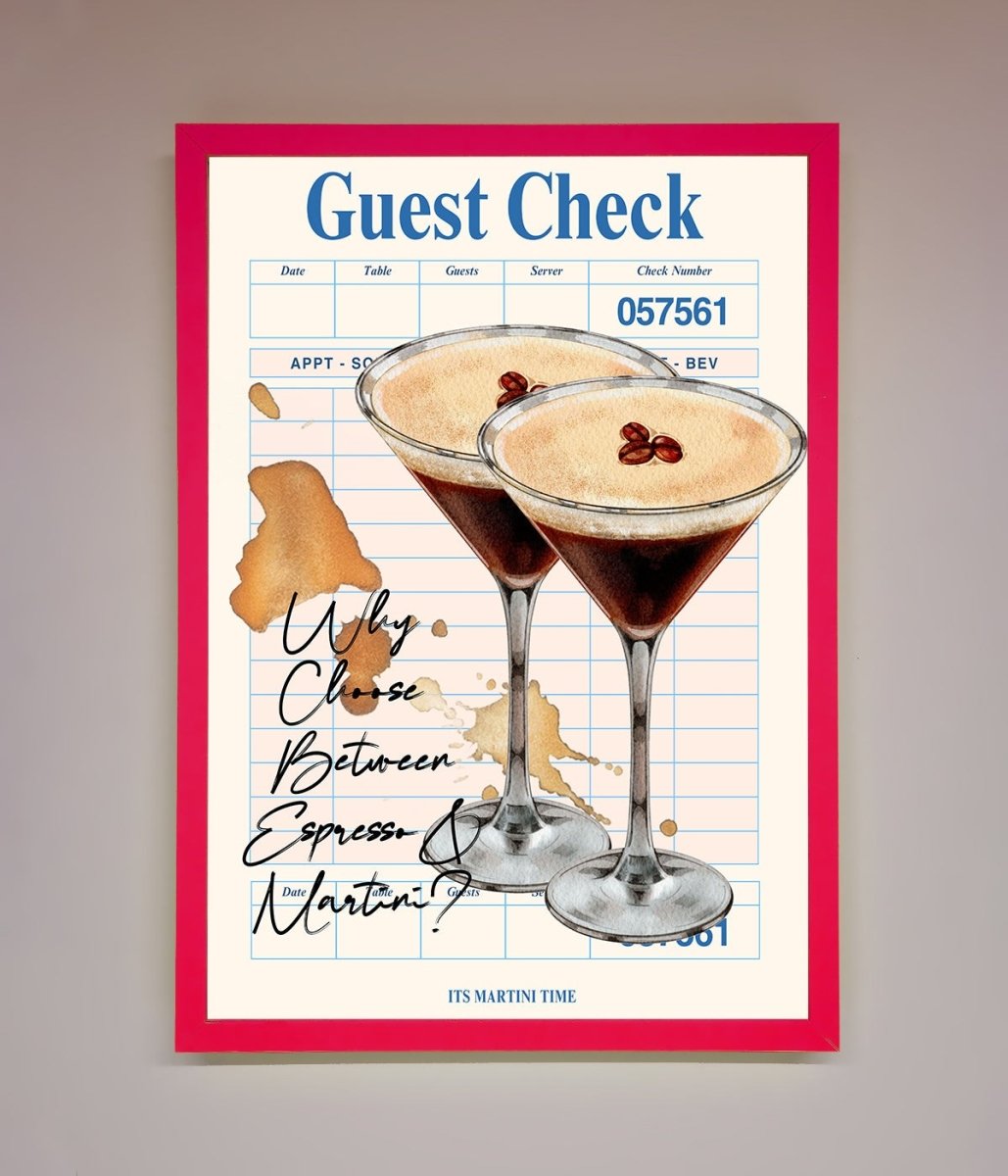 Espresso Martini Framed Wall Art-13