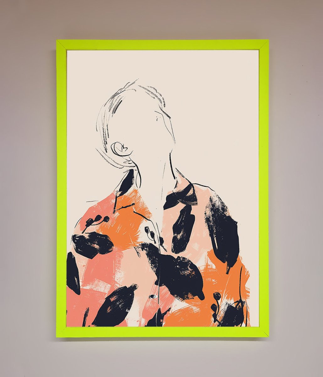 Floral Thinker Framed Wall Art-12