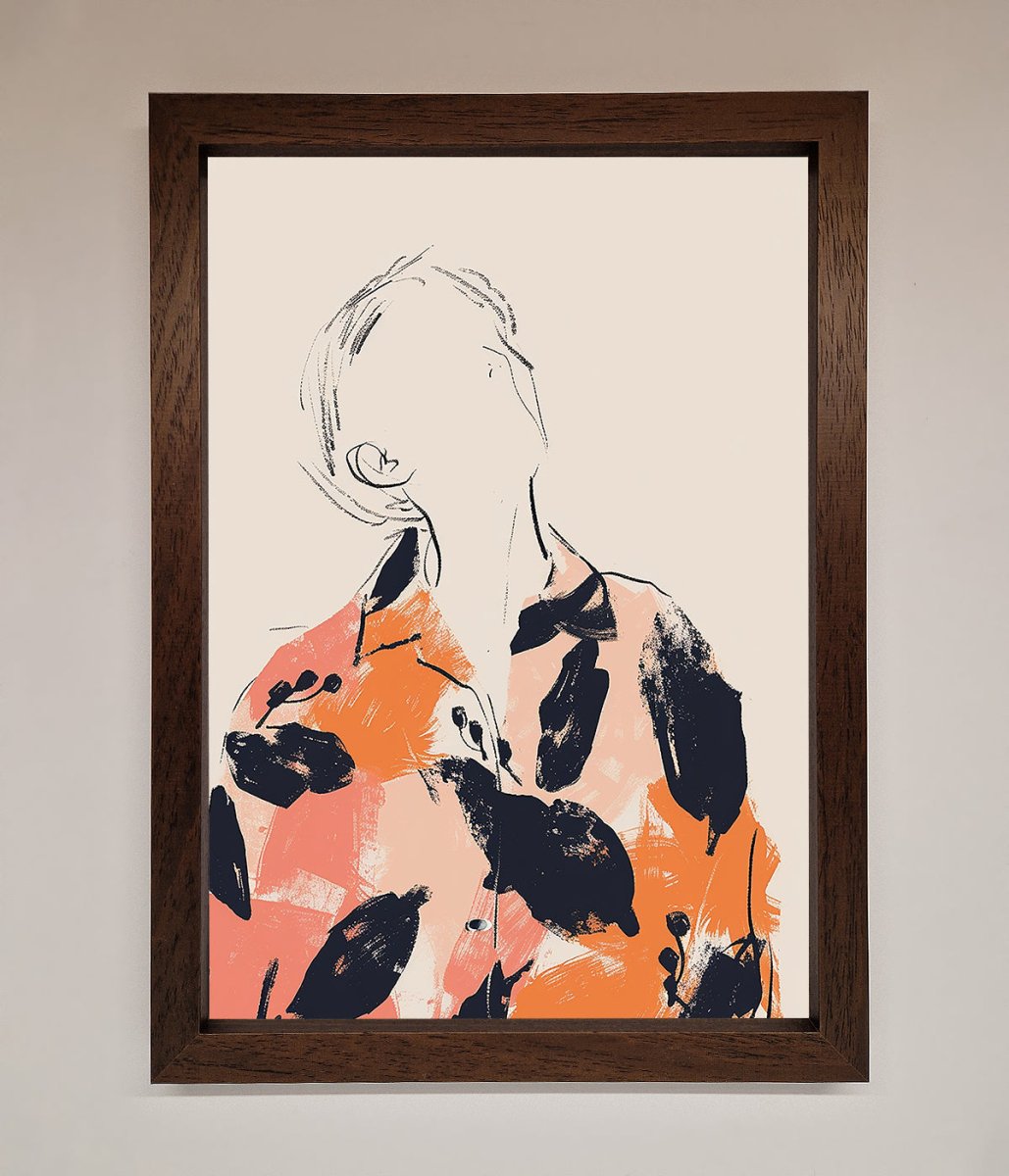Floral Thinker Framed Wall Art-9