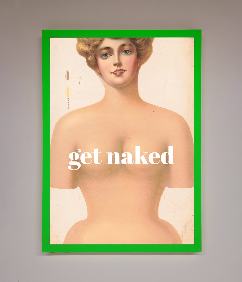 Get Naked Framed Poster-11