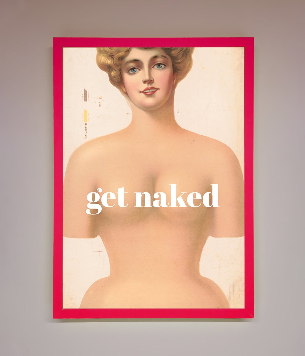 Get Naked Framed Poster-13