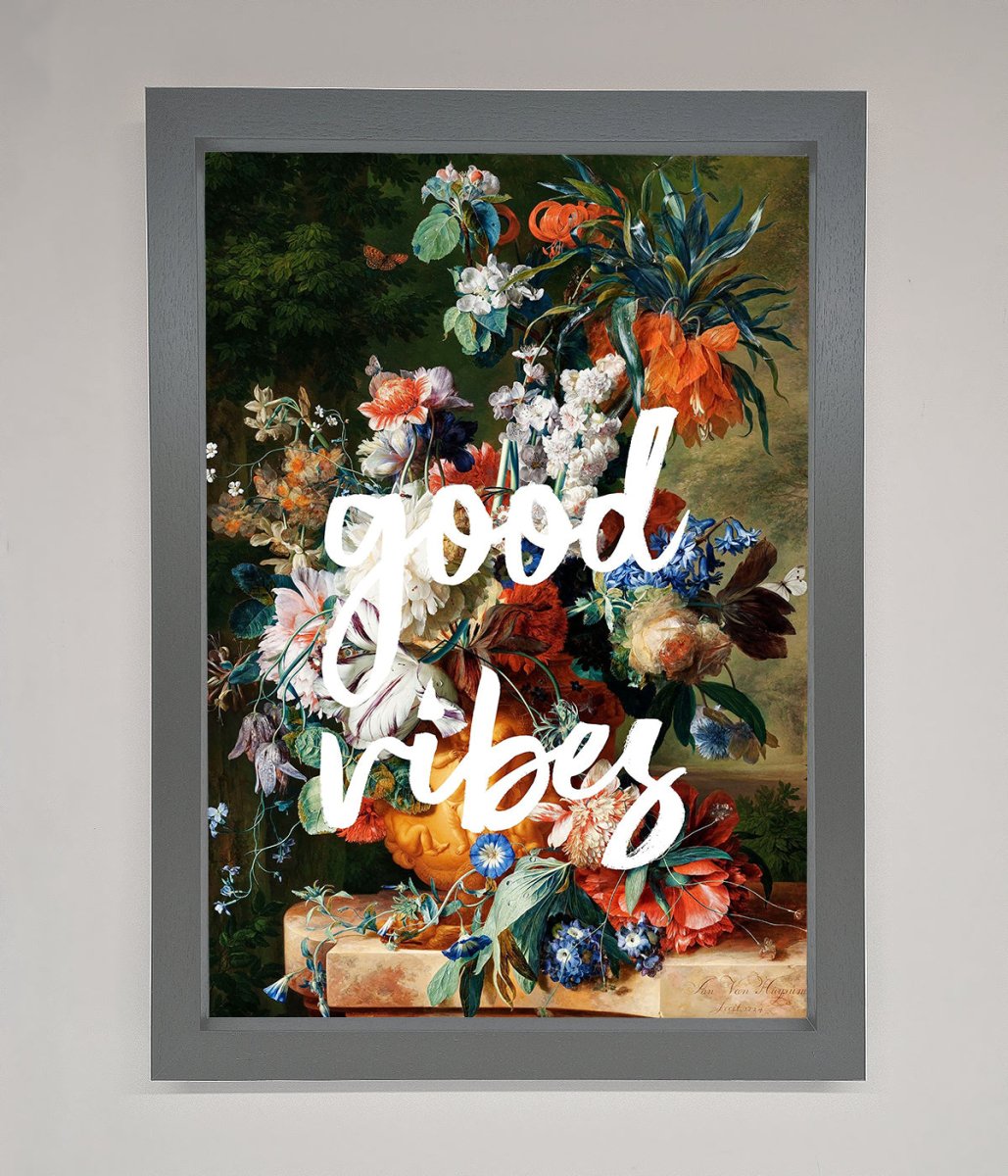 Good Vibes Framed Wall Art-4