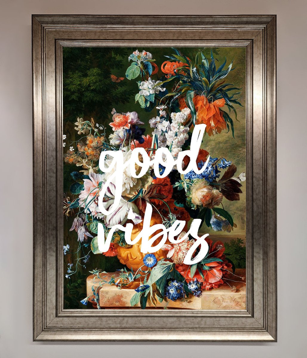 Good Vibes Framed Wall Art-5