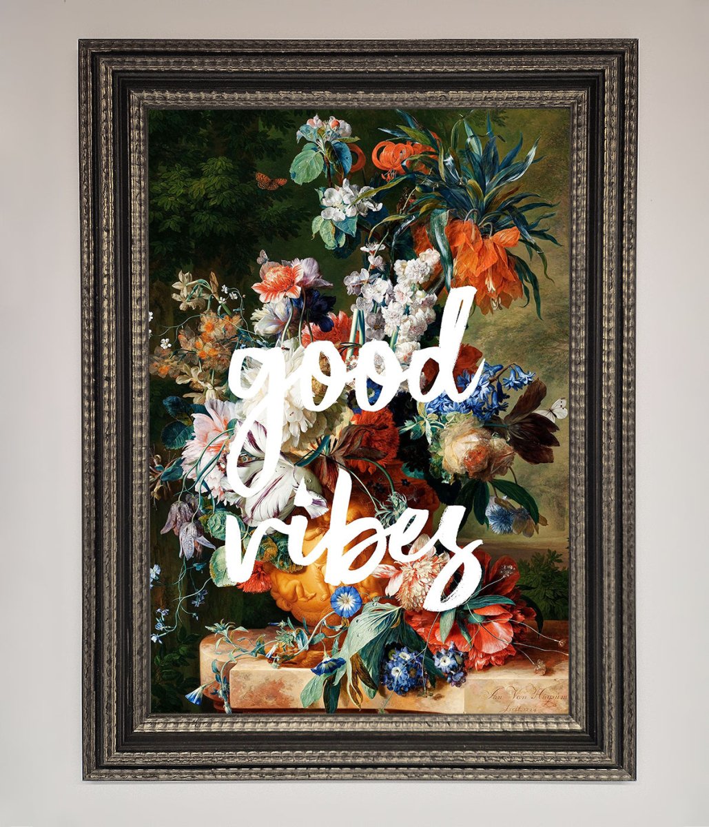 Good Vibes Framed Wall Art-18