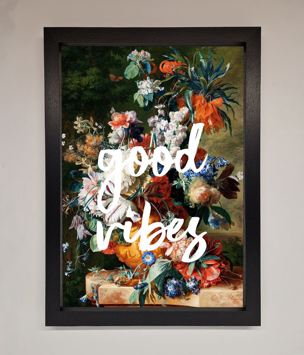 Good Vibes Framed Wall Art-1