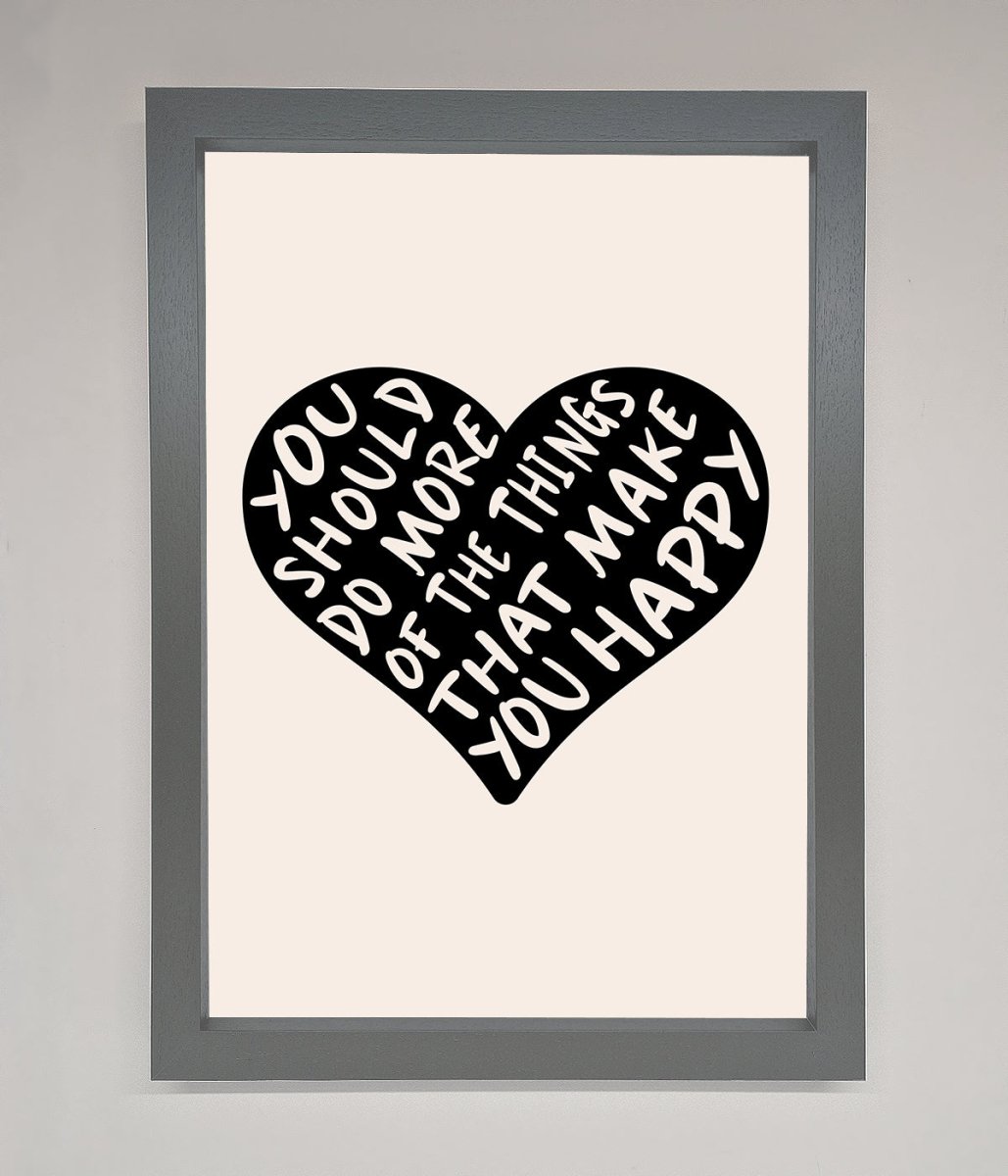 Happy Heart Framed Print-3