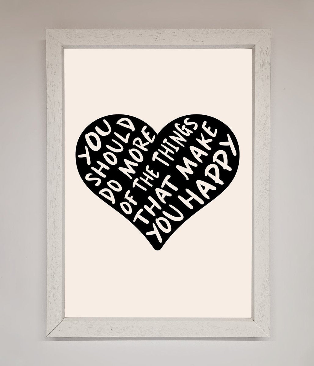 Happy Heart Framed Print-0