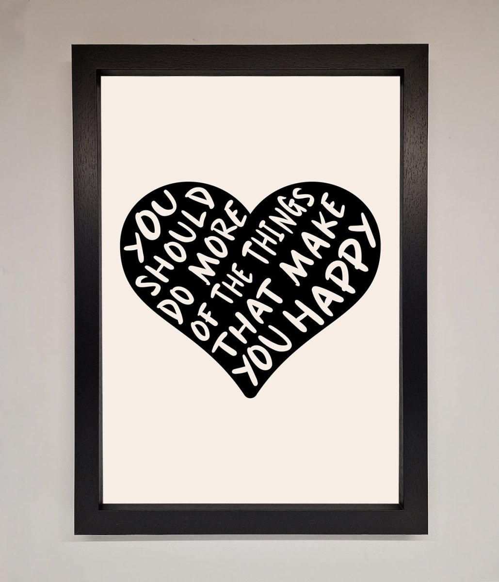 Happy Heart Framed Print-1