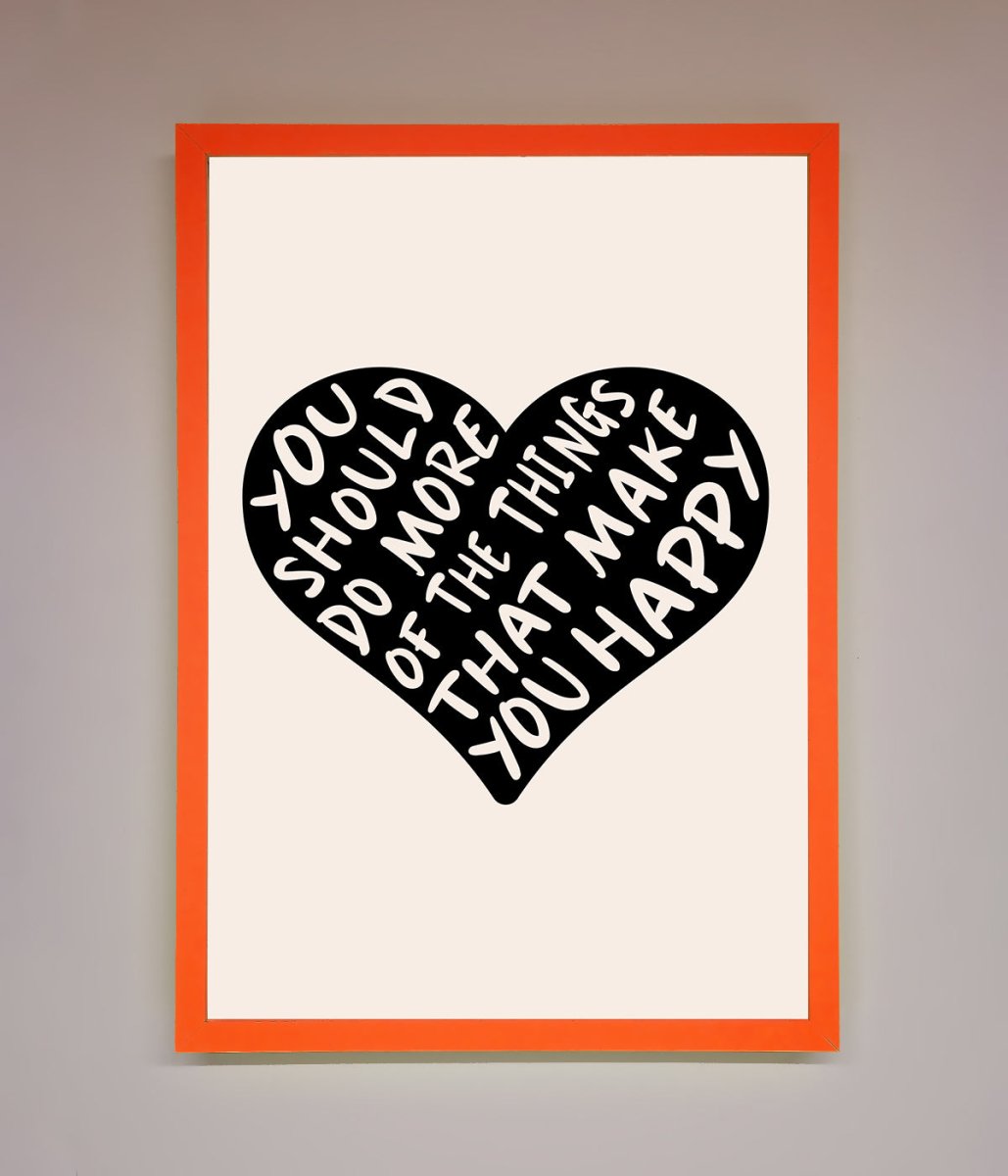 Happy Heart Framed Print-6