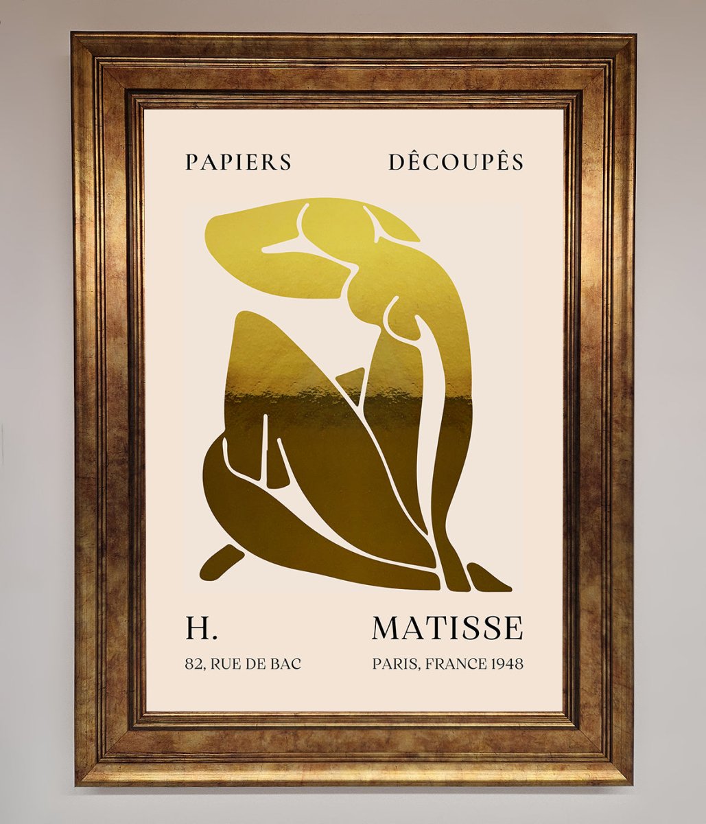 Henri Matisse Figure Foil Print-2