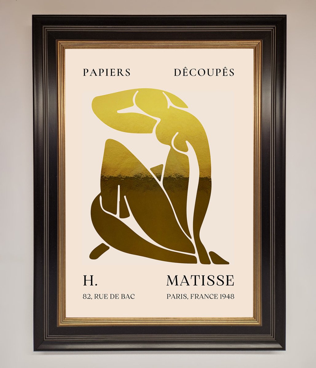 Henri Matisse Figure Foil Print-4