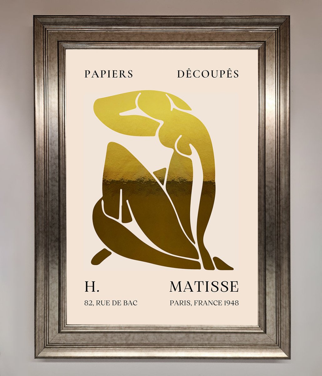 Henri Matisse Figure Foil Print-1