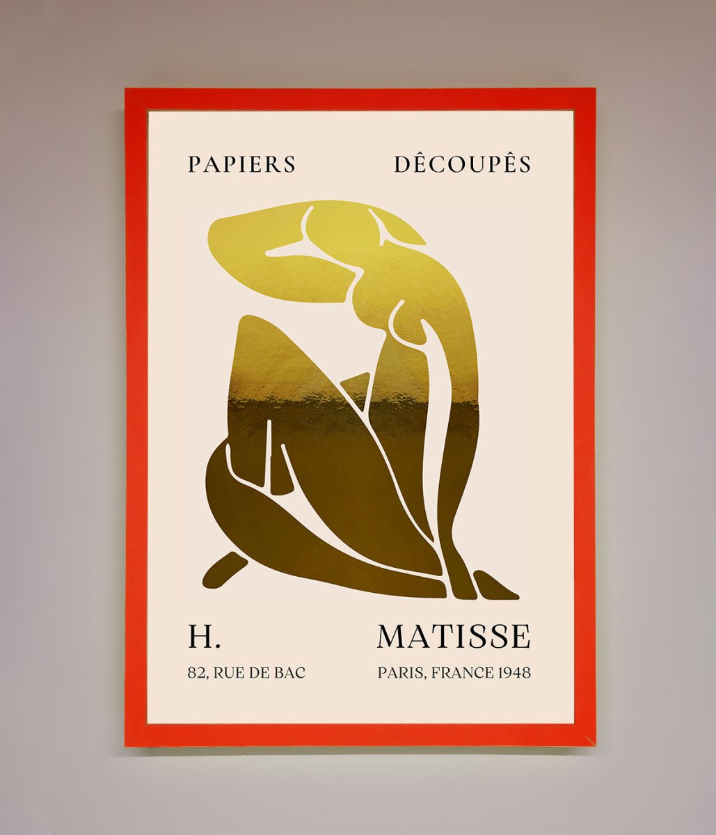 Henri Matisse Figure Foil Print-14
