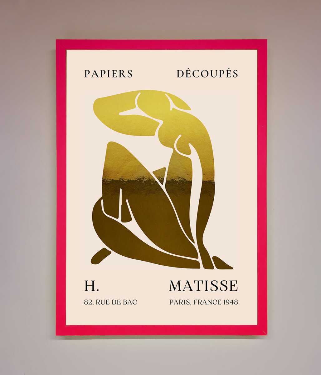 Henri Matisse Figure Foil Print-13