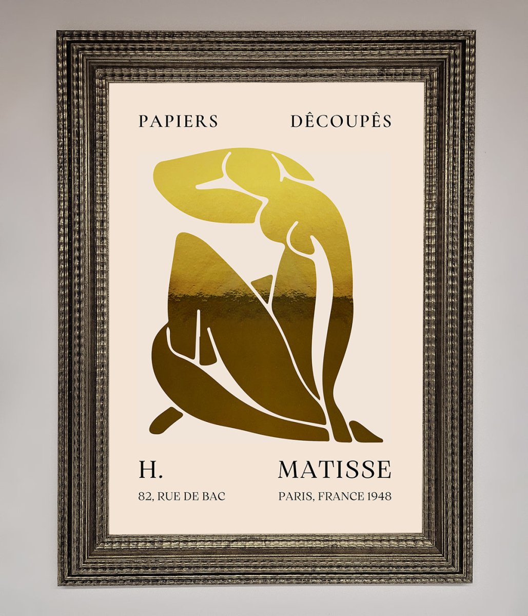 Henri Matisse Figure Foil Print-16