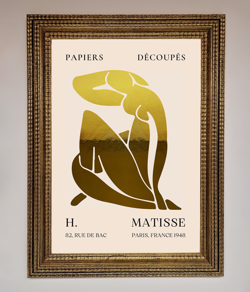 Henri Matisse Figure Foil Print-15