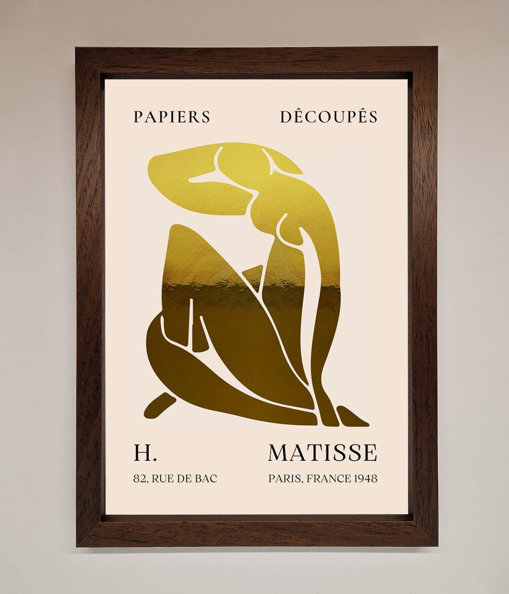 Henri Matisse Figure Foil Print-9