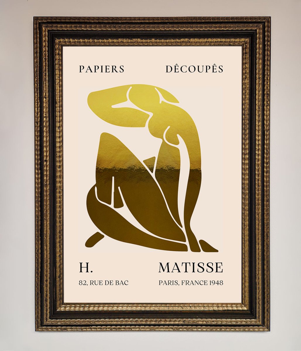 Henri Matisse Figure Foil Print-18