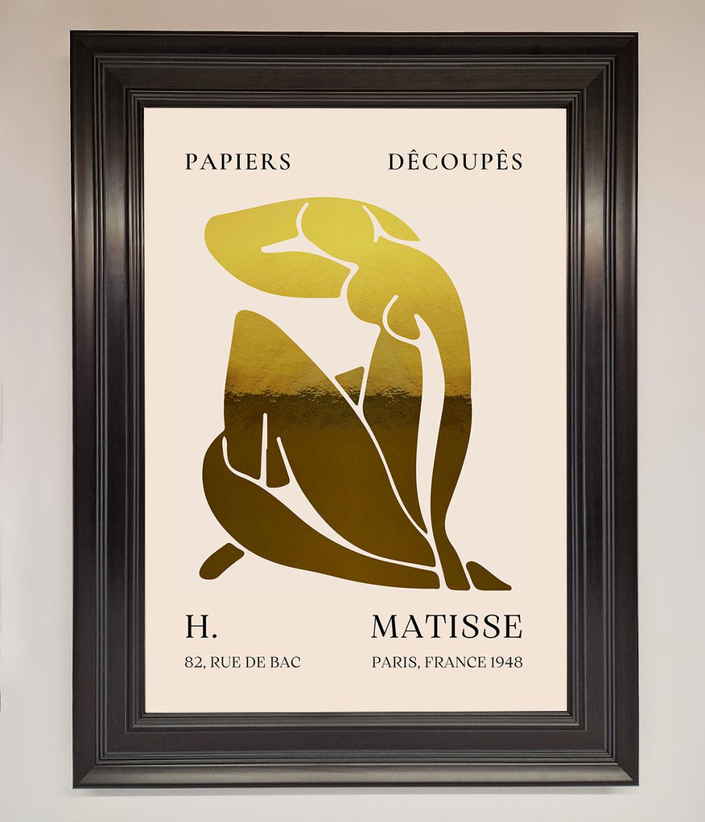 Henri Matisse Figure Foil Print-0