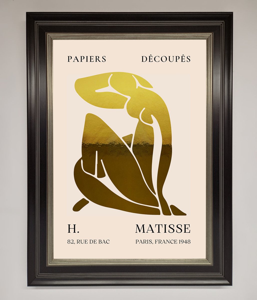 Henri Matisse Figure Foil Print-3