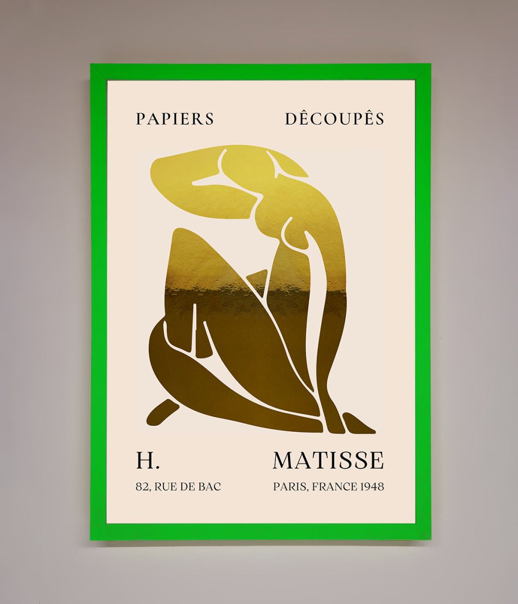 Henri Matisse Figure Foil Print-11