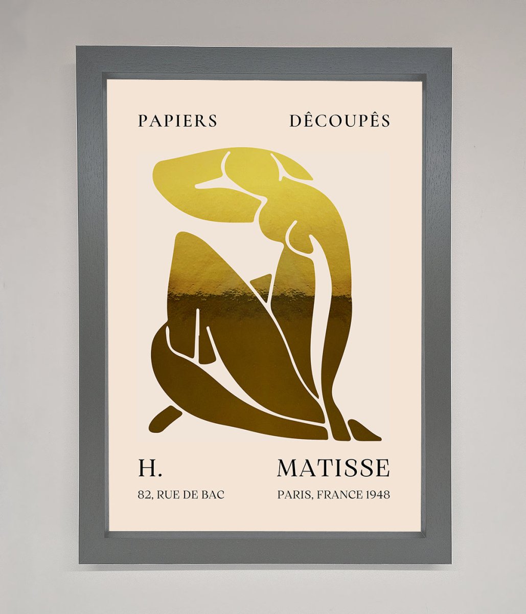 Henri Matisse Figure Foil Print-8