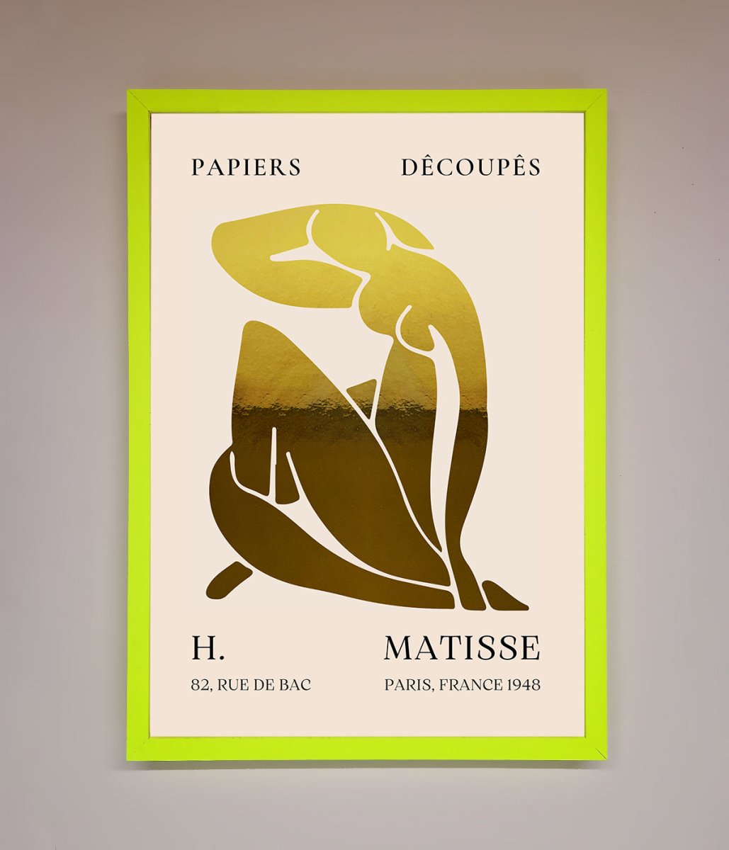 Henri Matisse Figure Foil Print-12