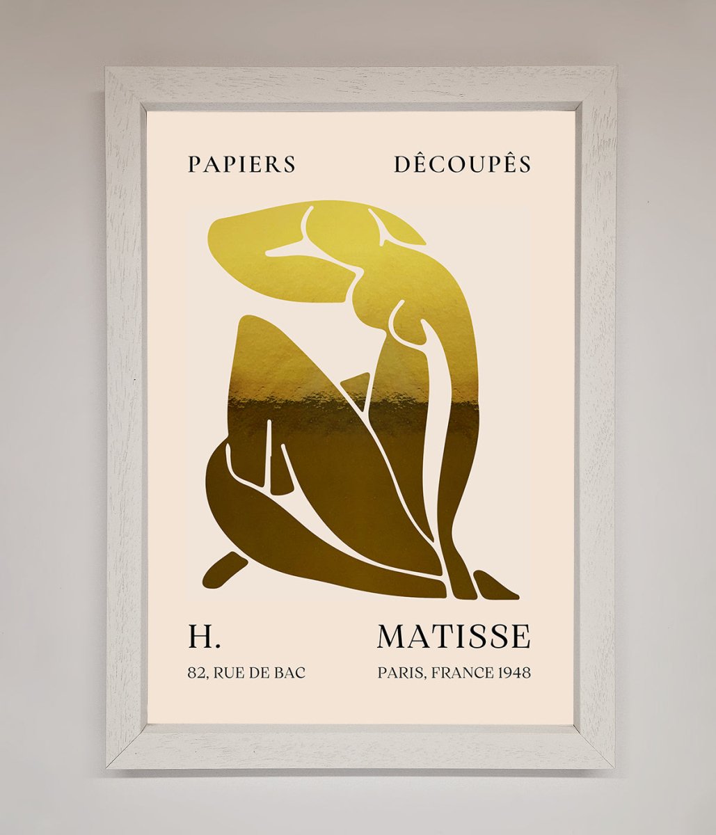 Henri Matisse Figure Foil Print-6