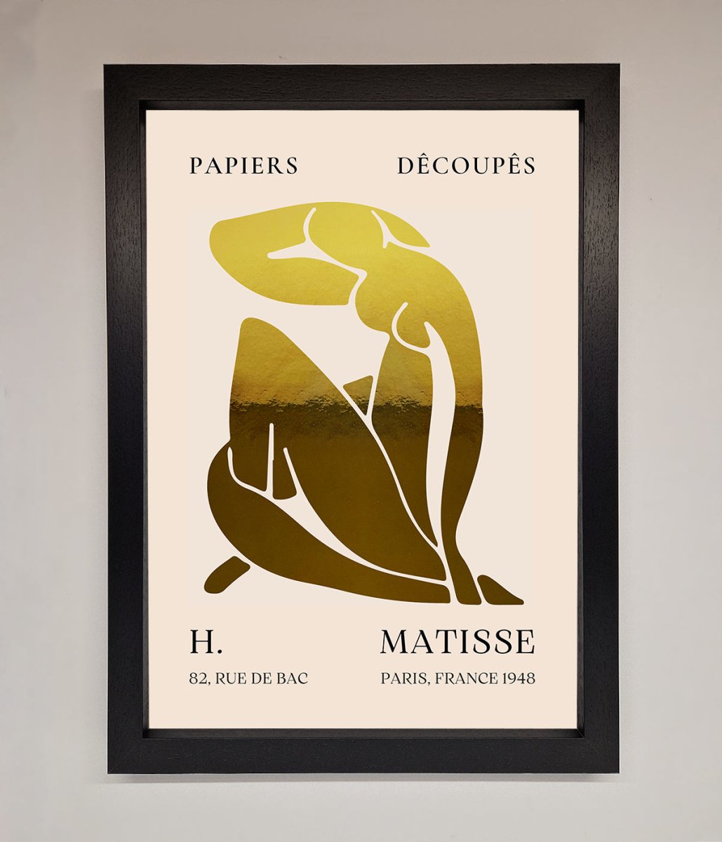 Henri Matisse Figure Foil Print-5