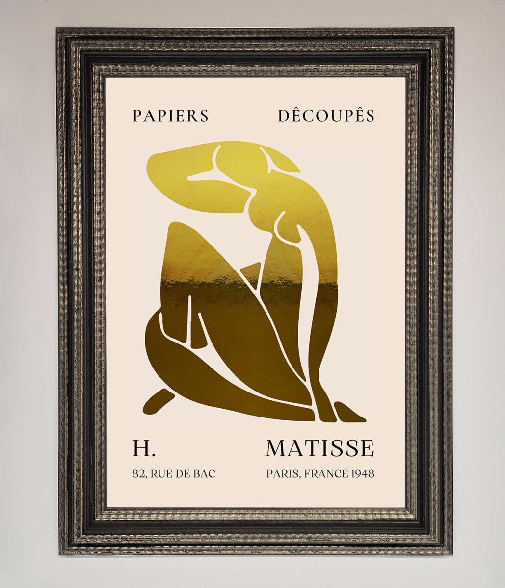Henri Matisse Figure Foil Print-17