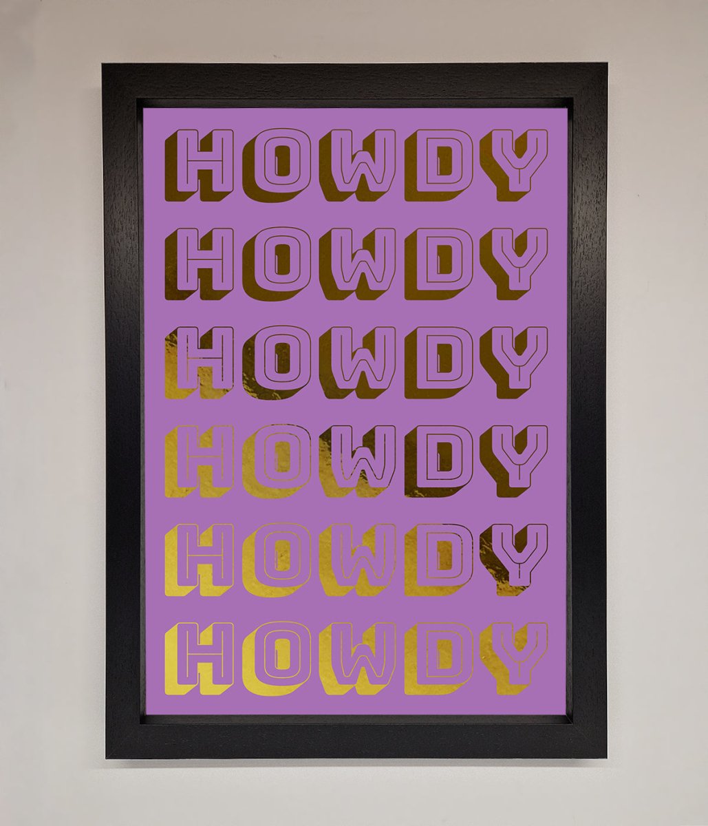 Howdy Foil Print-5