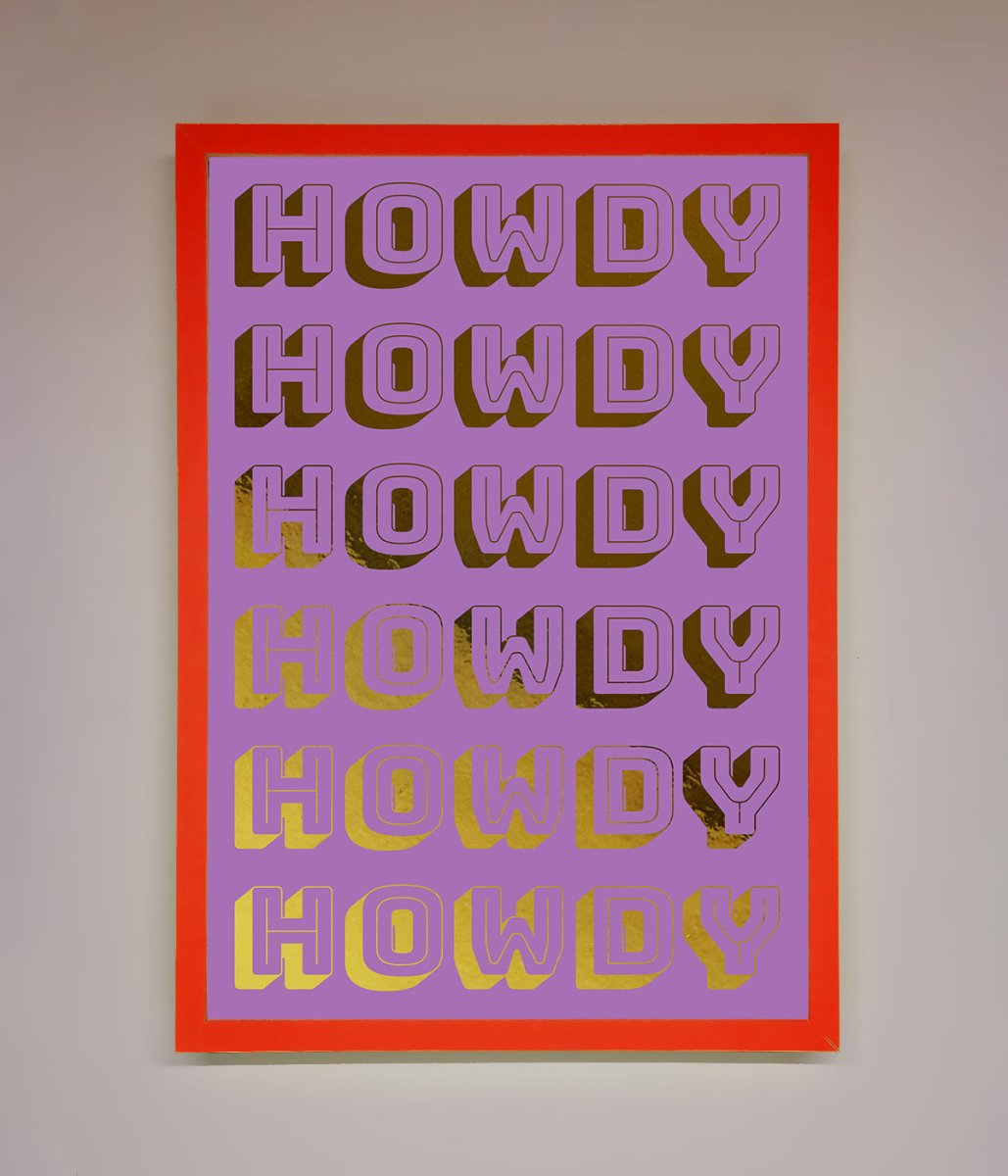 Howdy Foil Print-14