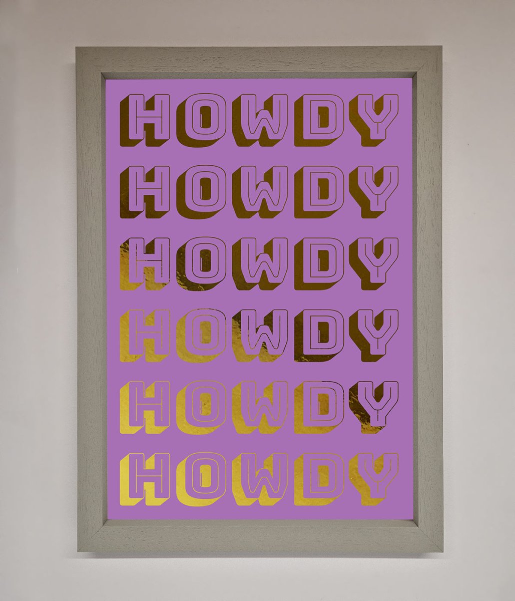 Howdy Foil Print-7