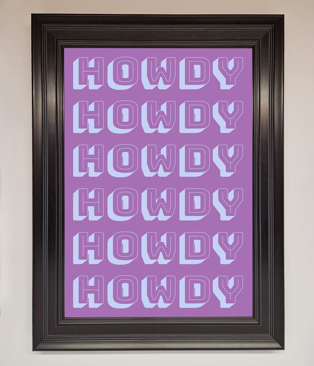 Howdy Howdy Framed Poster-6