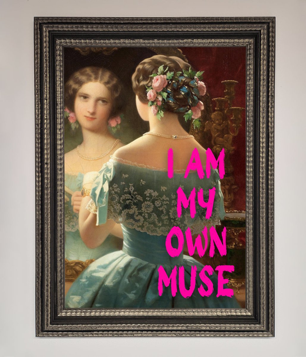 I Am My Muse Framed Print-17